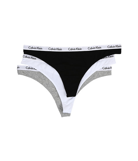 Calvin Klein Underwear Carousel 3-Pack Thong at Zappos.com