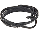 Noir Hook on Leather Bracelet