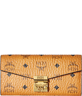 MCM - Patricia Visetos Large Two Fold Wallet with Chain