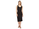 Elisa Sleeveless Button Up Dress with Twist Detail