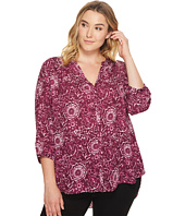 NYDJ Plus Size - Plus Size Pintuck Blouse