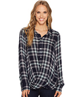 Mod-o-doc - Aquamist Long Sleeve Twist Hem Shirt