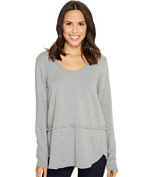 Mod-o-doc - Cotton Modal Fleece Rounded Hem Long Sleeve Pullover