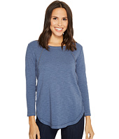 Mod-o-doc - Heather Slub Rib Seamed Tee with Hand Stitching