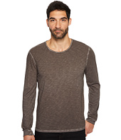 7 For All Mankind - Long Sleeve Raw Crew Neck Tee