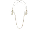 Sterling Silver Adjustable Necklace On Mokuba Cord w/ Fresh Water Cultured Pearls