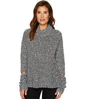 TWO by Vince Camuto - Long Sleeve Chunky Turtleneck with Sleeve Cut Outs