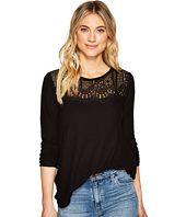 Lucky Brand - Lace Collar Thermal Top