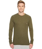 Polo Ralph Lauren - Folded Waffle Mixed Media Long Sleeve Crew