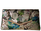 Arielle Metallic Floral Large Envelope Clutch
