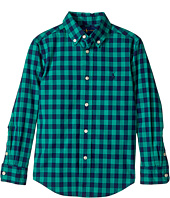 Polo Ralph Lauren Kids - Checked Cotton Poplin Shirt (Little Kids/Big Kids)