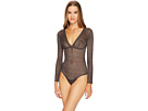 Pebble Deep V Long Sleeve Bodysuit