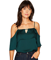 1.STATE - Cold Shoulder Blouse w/ Layered Ruffles