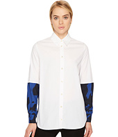 FUZZI - Patchwork Poplin Blouse Cover-Up