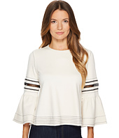 See by Chloe - Bell Sleeve Tee with Embroidery