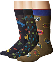 HUE - Big Buck Socks with Half Cushion 3-Pack