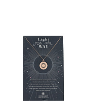 Dogeared - Light Your Own Way, Sun Salutations Coin Charm Necklace