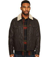 Levi's® - Faux Leather Trucker with Sherpa Collar and Polytwill Lining