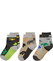 Jefferies Socks - Land Animal Crew 3-Pack (Infant/Toddler/Little Kid)