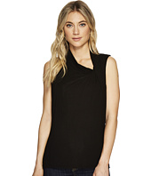 Michael Stars - Jersey Lycra Sleeveless Asymmetrical Drape Top